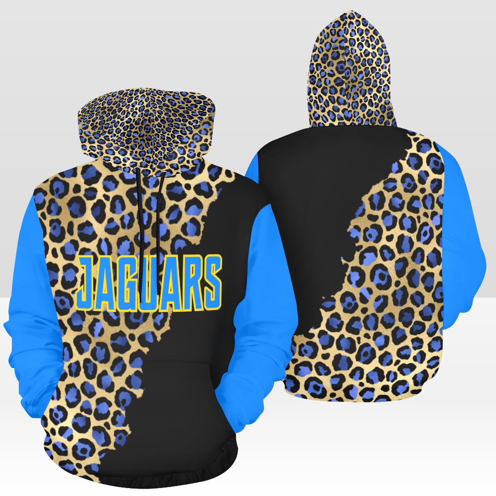 Jacksonville Jaguars NFL Blue 3D Hoodie Zip Hoodie For Men And Women Sport  Gift - Banantees